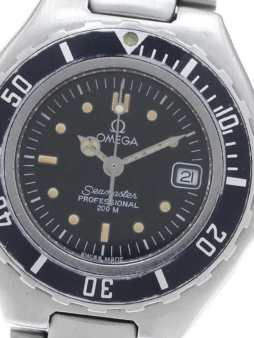OMEGA Seamaster200 Date black Dial Quartz Ladies Watch_941320